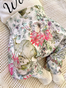 Exclusive Australiana flora koala & friends newborn Set-  IN  STOCK