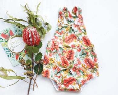 Bushland romper - Size 00 only IN STOCK