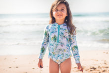 Cockatoos SPF50+ SWIMWEAR BODYSUIT with or without flutter skirt, IN STOCK